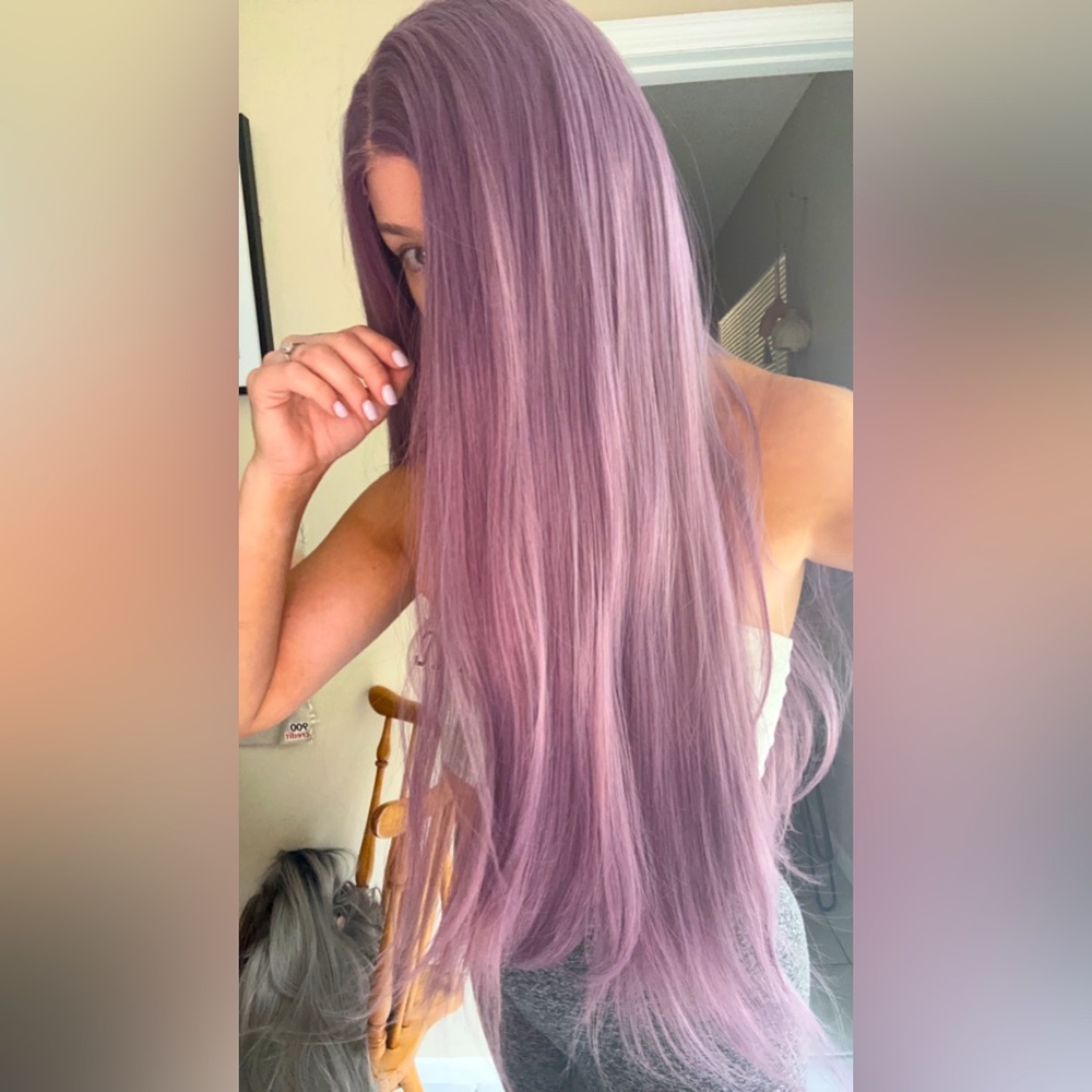 LAVENDER HAZE♡︎38 INCH LACE FRONT WIG